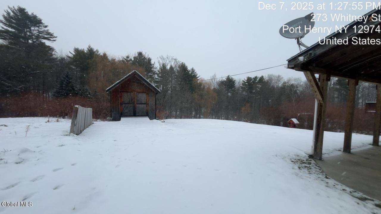 273 Whitney Street Moriah, NY 12974 - Photo 8 of 9 back yard 2