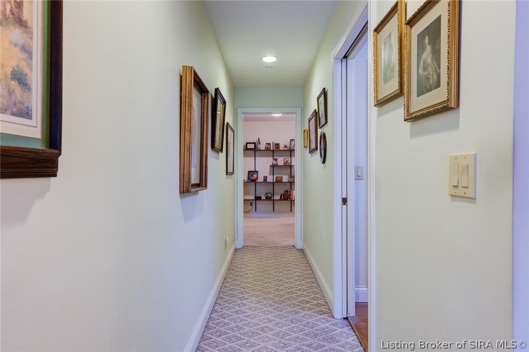 618 West Riverside Drive Jeffersonville, IN 47130 - Photo 22 of 51 2nd floor hall. Office/laundry to right
