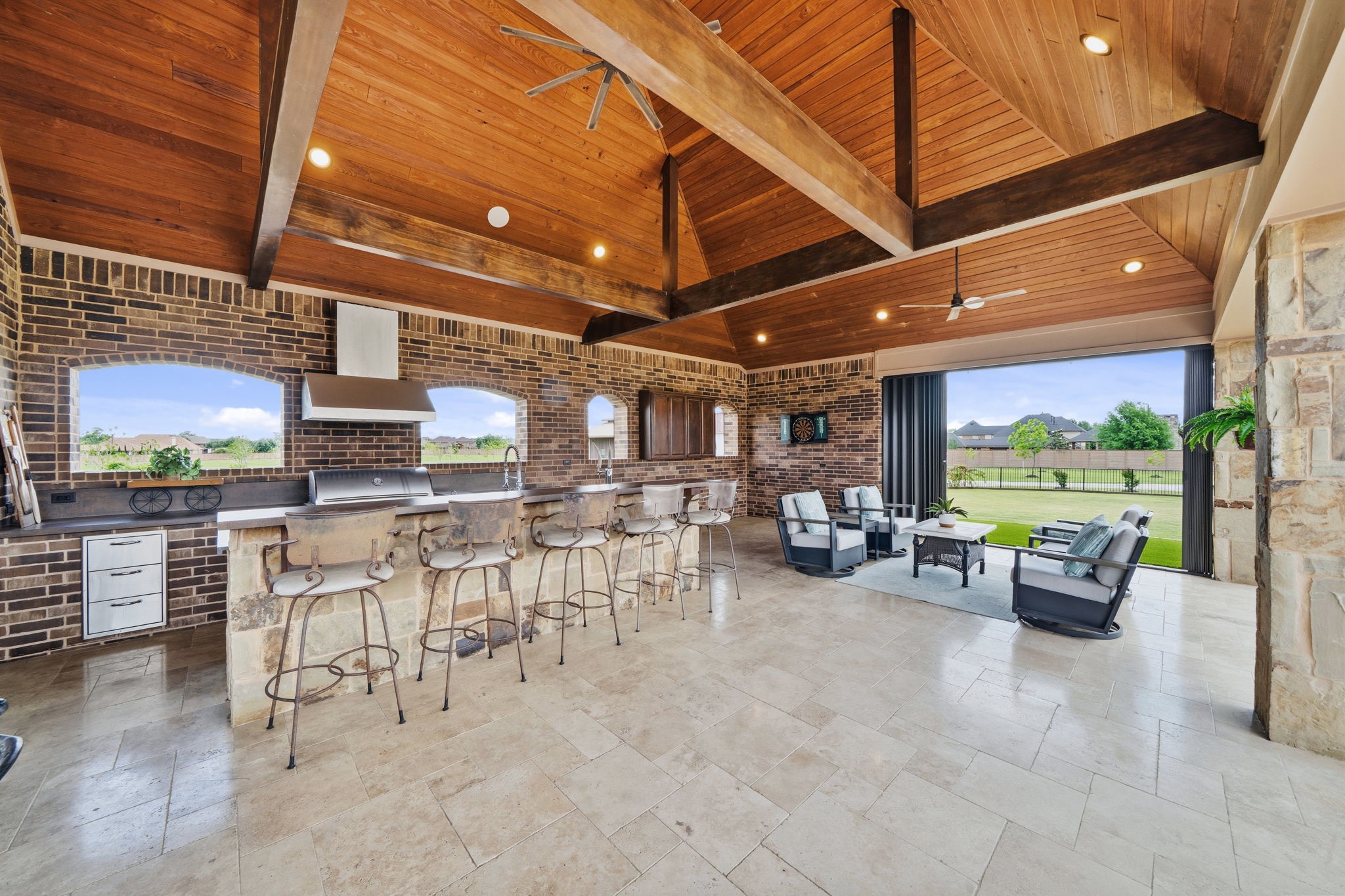21620 Schiel Road Cypress, TX 77433 - Photo 40 of 49 Another view of outdoor living.