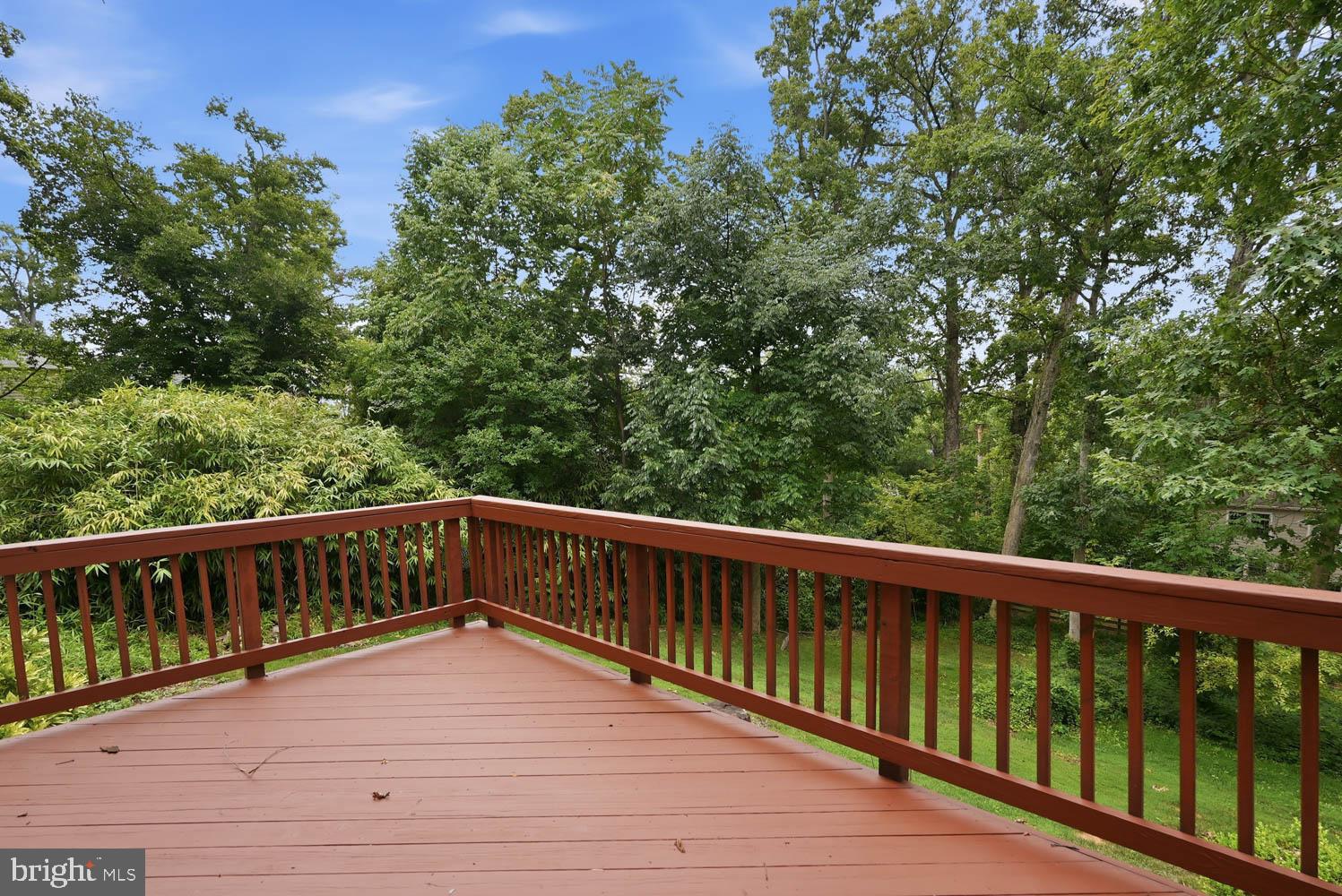 3419 Woodside Road Alexandria, VA 22310 - Photo 43 of 48 deck off dining room