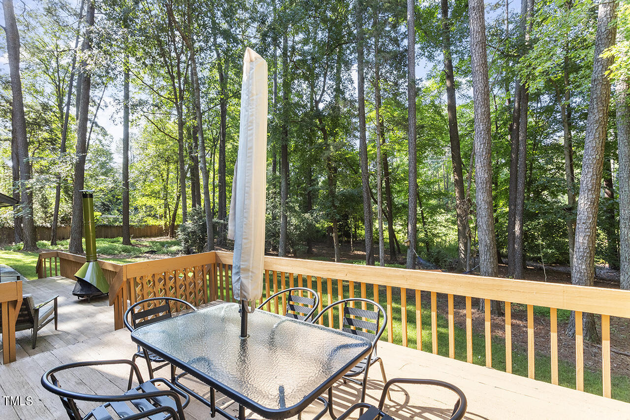 705 Lanham Place Raleigh, NC 27615 - Photo 40 of 53 a view of a chairs and table in patio
