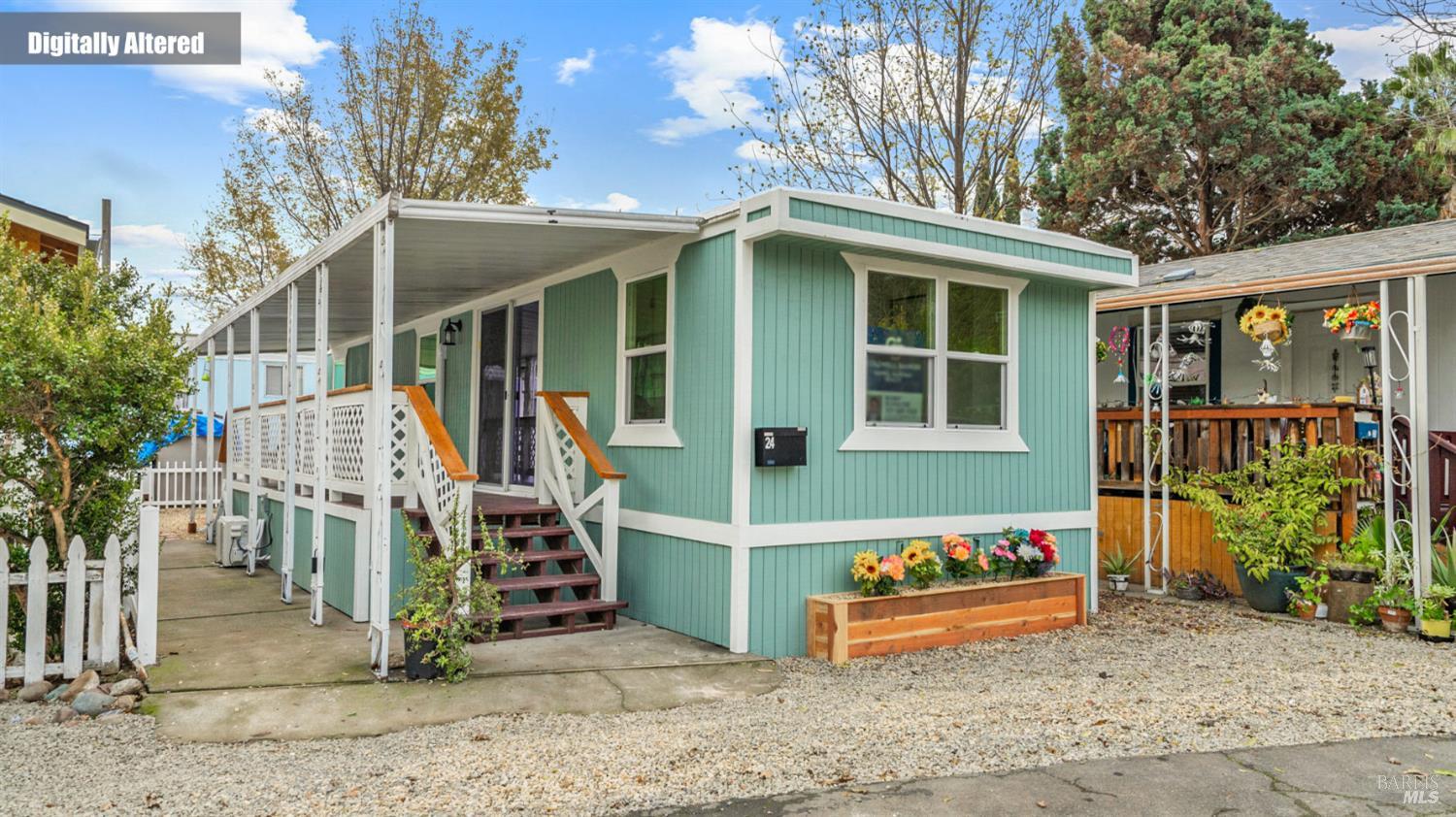 a front view of a house with a porch