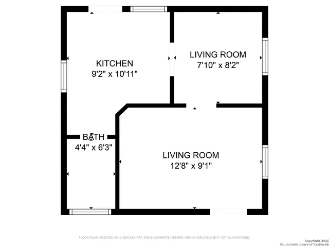 a black and white photo of a floor plan