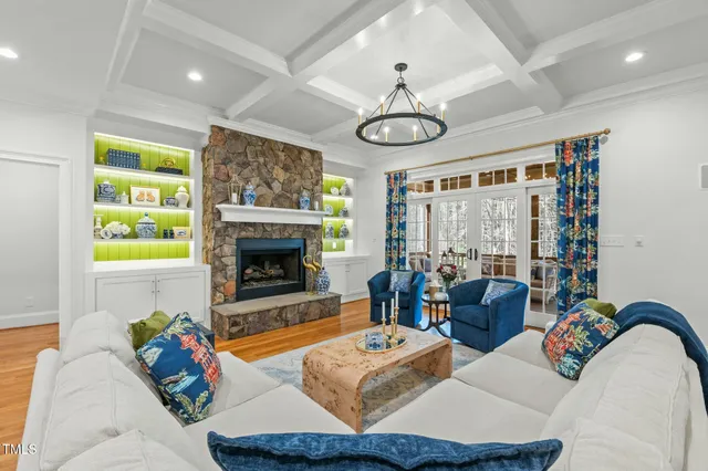 a view of balcony with furniture