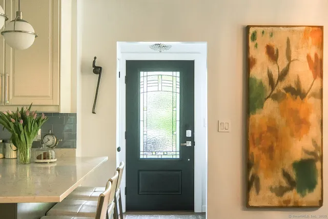 a view of a living room