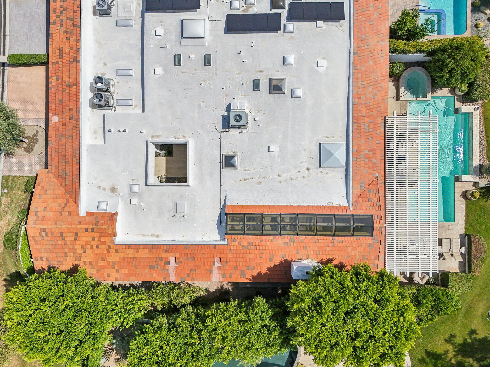 23 Park Lane Rancho Mirage, CA 92270 - Photo 55 of 57 Overhead ariel view