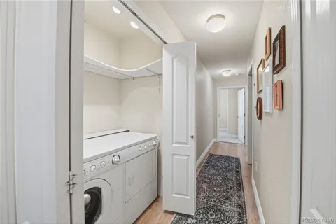 a view of balcony with furniture