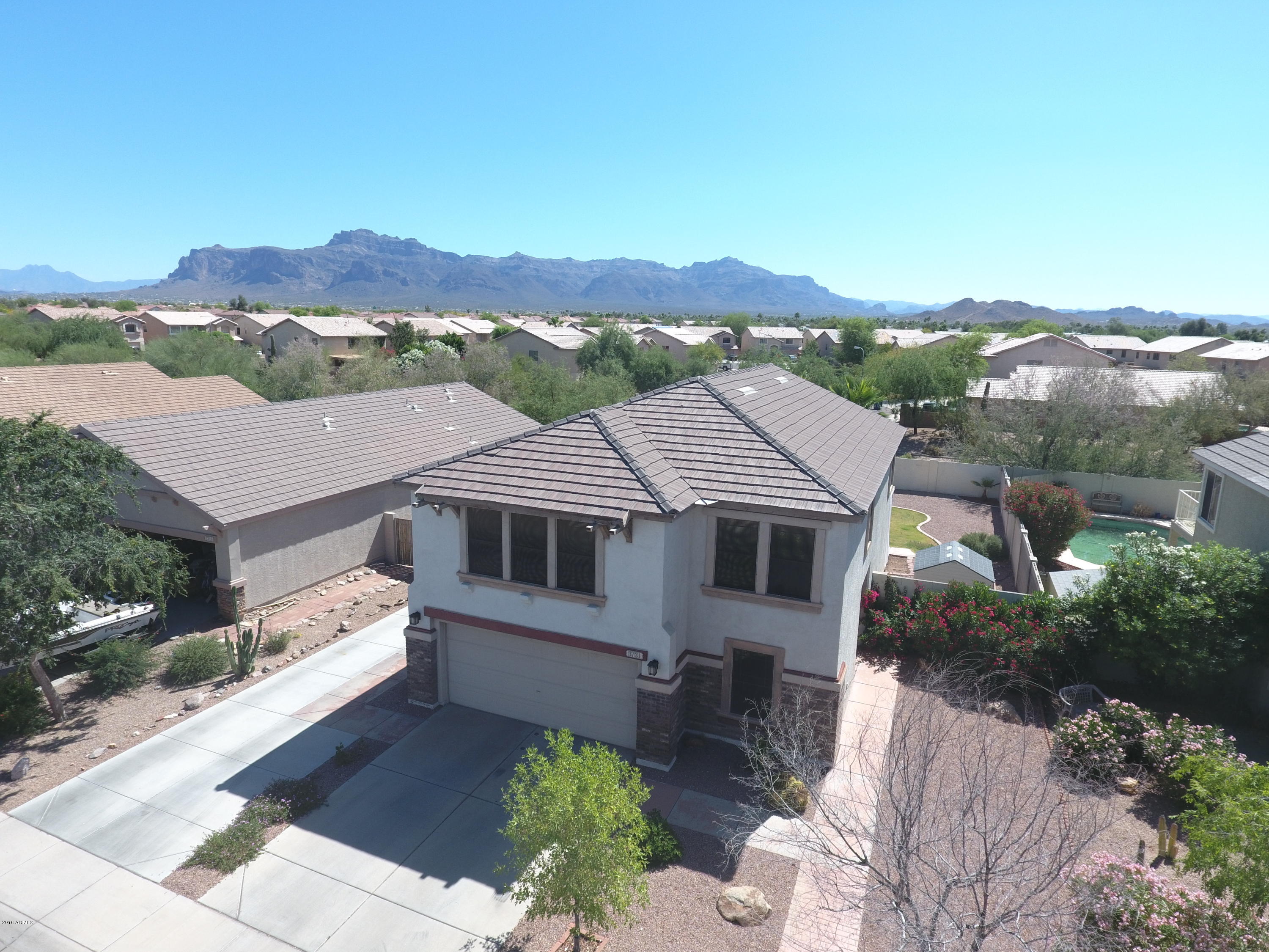 3731 South Wickiup Road Apache Junction, AZ 85119 - Photo 6 of 33 Ariel of Home
