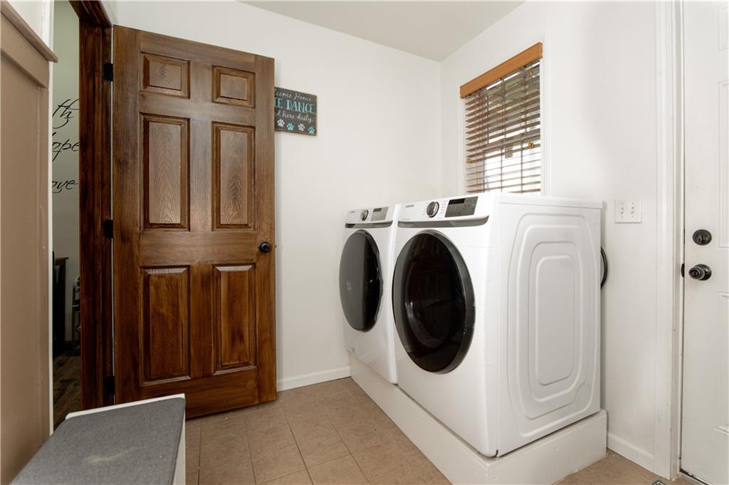 200 Shields Road Slippery Rock, PA 16057 - Photo 25 of 43 a utility room with dryer and washer