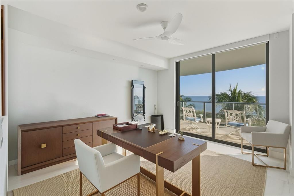 730 North Ocean Boulevard, Unit 404 Pompano Beach, FL 33062 - Photo 24 of 47 a view of a workspace with furniture and a window