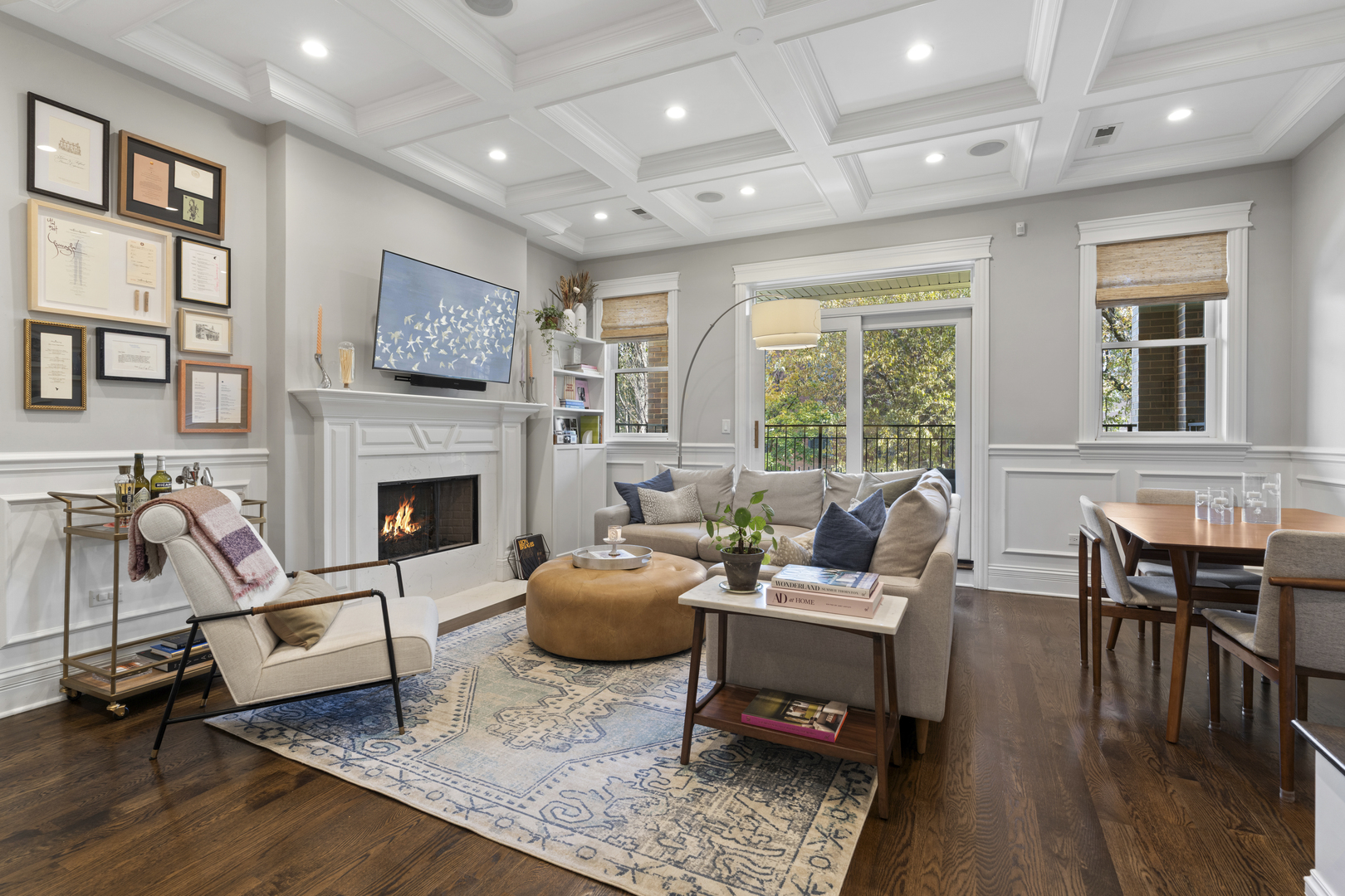 2680 North Orchard Street, Unit 2 Chicago, IL 60614 - Photo 3 of 27 a living room with furniture fireplace and window