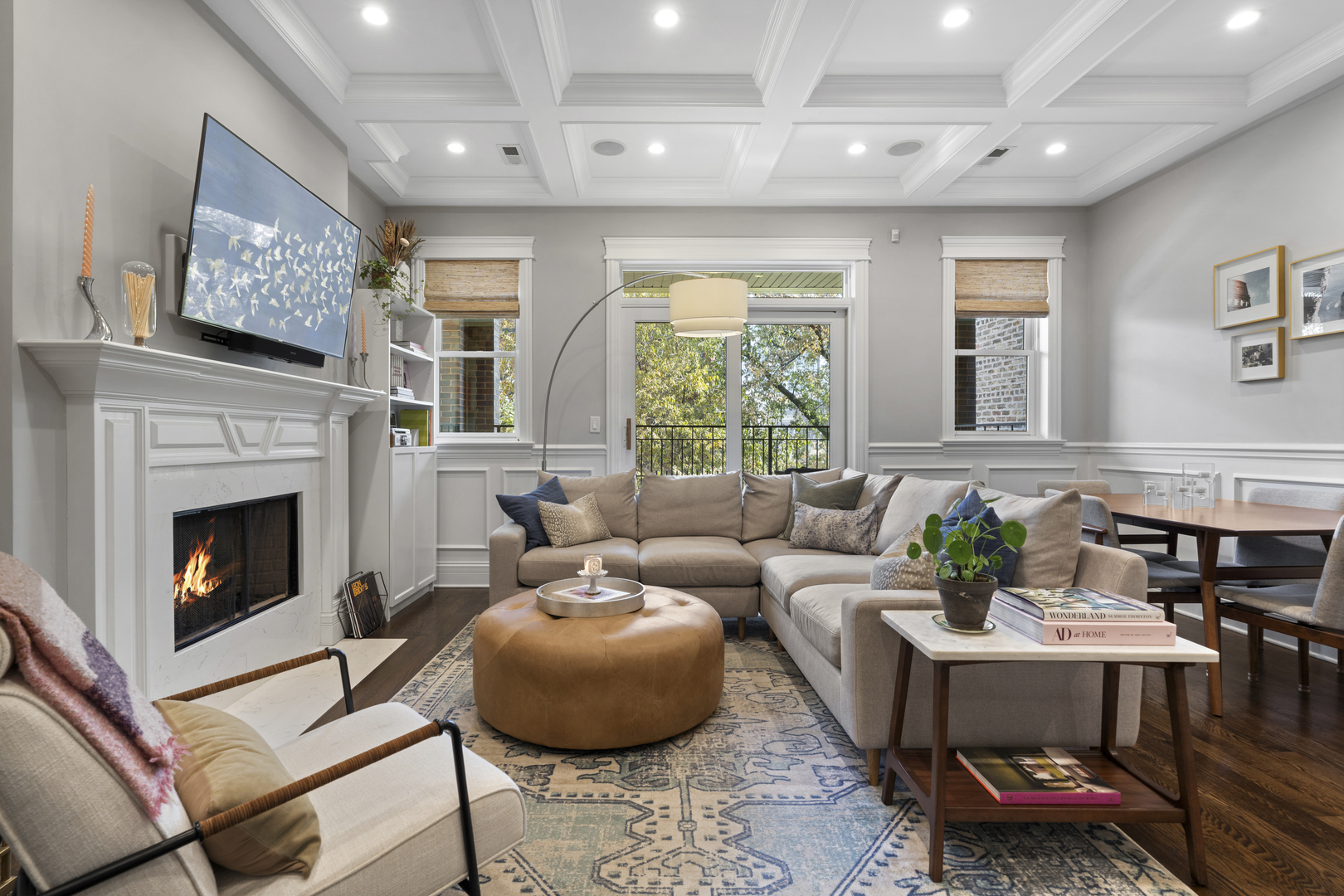 2680 North Orchard Street, Unit 2 Chicago, IL 60614 - Photo 5 of 27 a living room with furniture fireplace and window