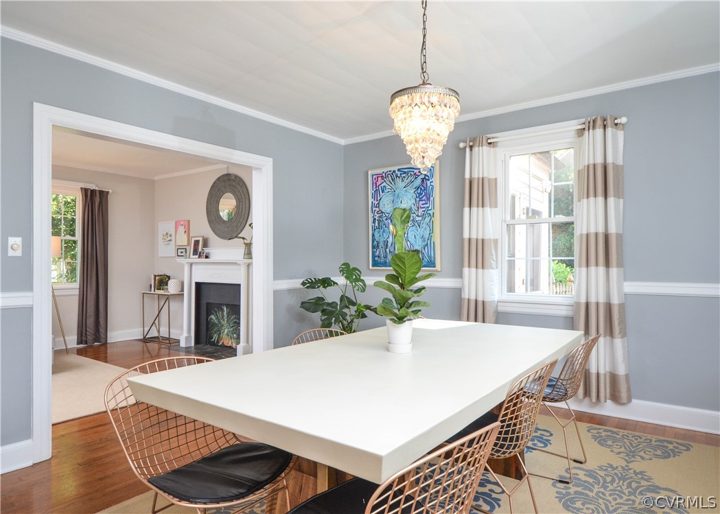 5212 Devonshire Road Richmond, VA 23225 - Photo 13 of 43 Dining room opens to both the living room and kitc