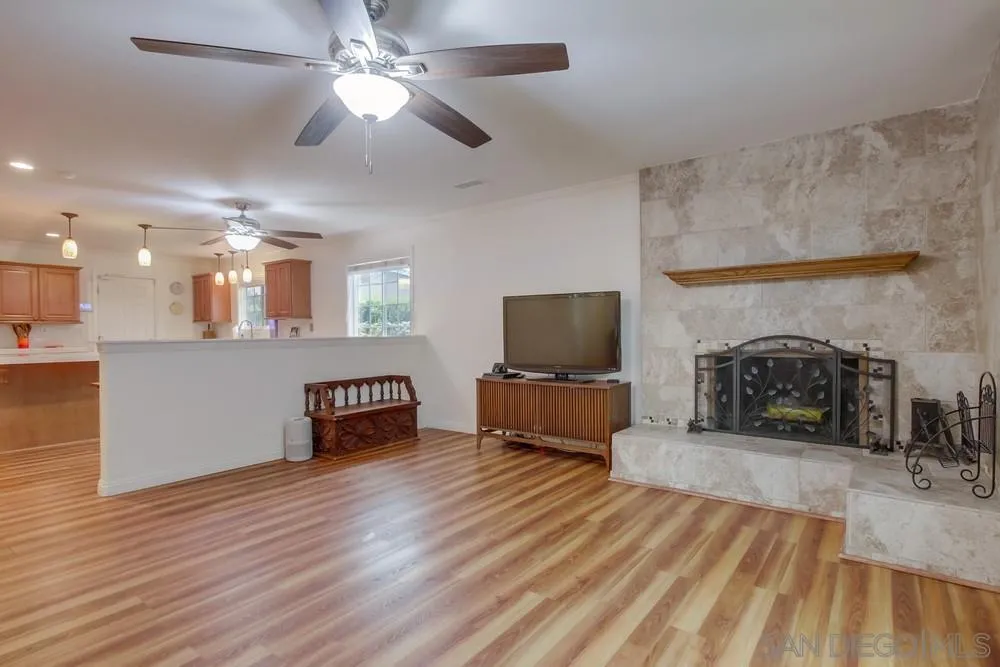 10520 El Nopal Santee, CA 92071 - Photo 5 of 34 a living room with furniture and a fireplace
