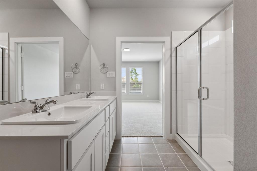 676 Poppy Lane Lavon, TX 75166 - Photo 23 of 35 Primary Bathroom in the Masters home plan by Trophy Signature Homes – REPRESENTATIVE PHOTO