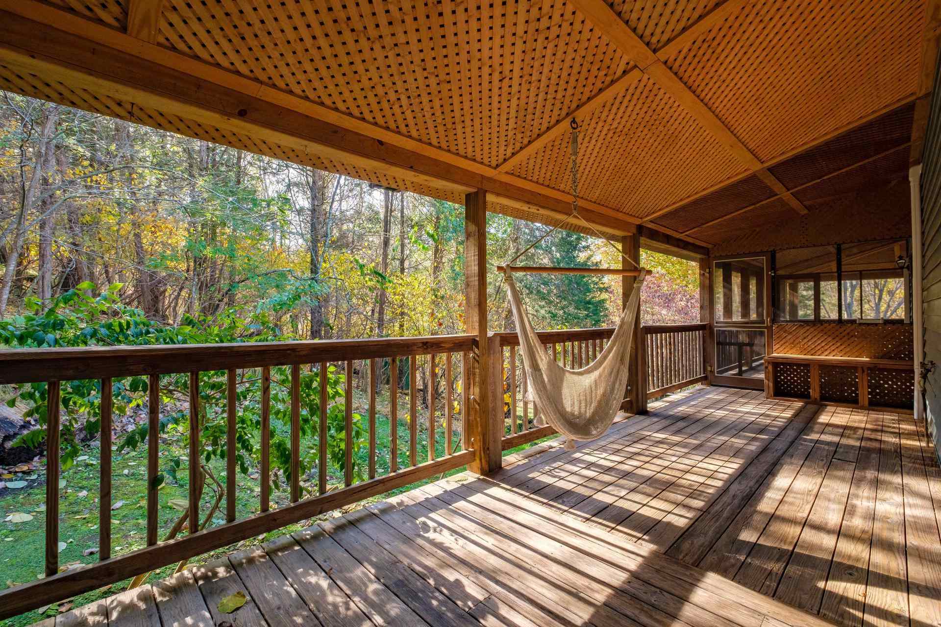 3878 Shutterlee Mill Road Staunton, VA 24401 - Photo 30 of 63 a balcony with wooden floor