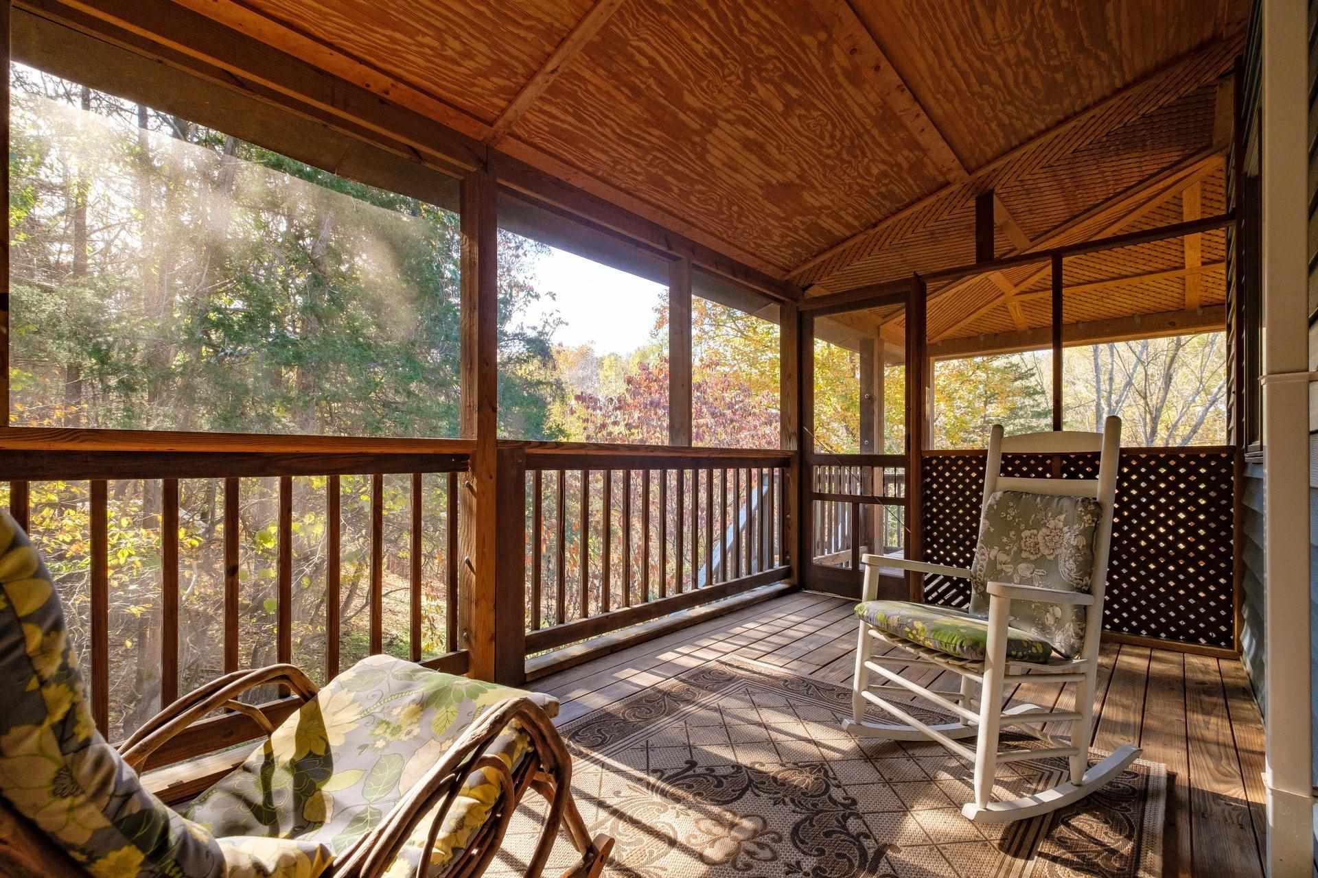 3878 Shutterlee Mill Road Staunton, VA 24401 - Photo 31 of 63 a view of balcony with wooden floor