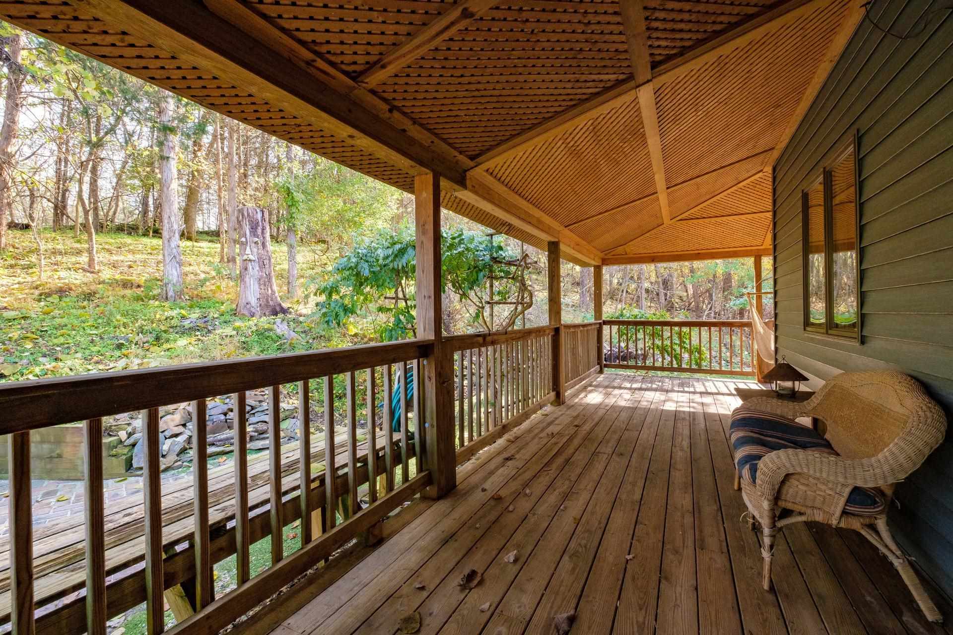 3878 Shutterlee Mill Road Staunton, VA 24401 - Photo 32 of 63 a view of balcony with wooden floor