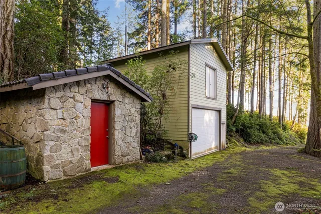 a view of street along with trees