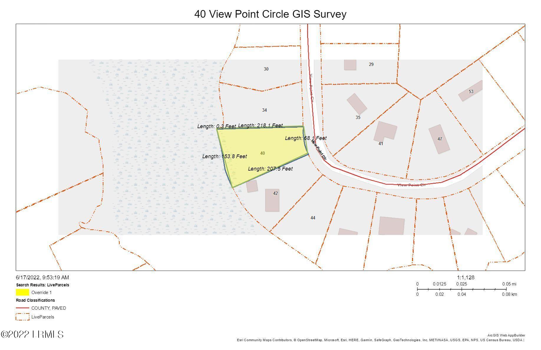40 View Point Circle St. Helena Island, SC 29920 - Photo 10 of 18 40 View Point Circle GIS Survey New