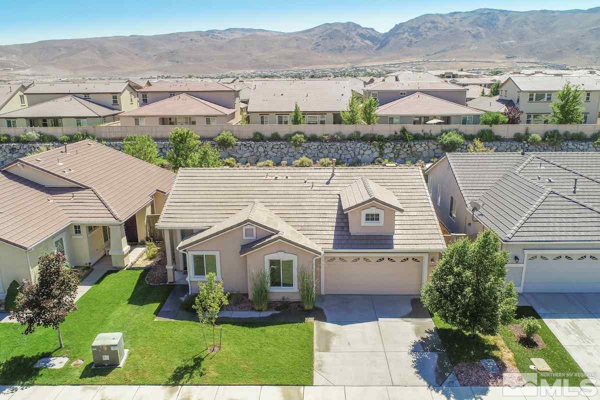 10340 Rosemount Drive Reno, NV 89521 - Photo 2 of 28 an aerial view of house with yard