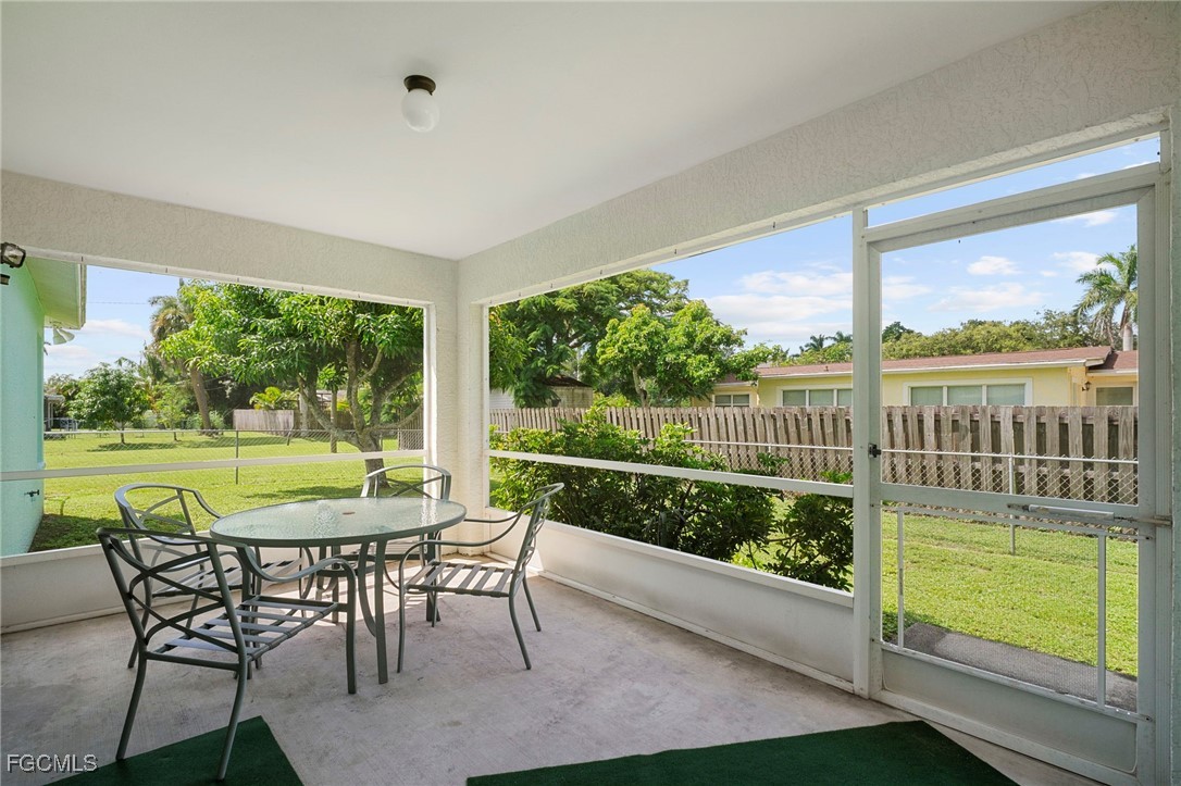 2932 Holly Road Fort Myers, FL 33901 - Photo 23 of 39 a view of a room with a furniture and garden