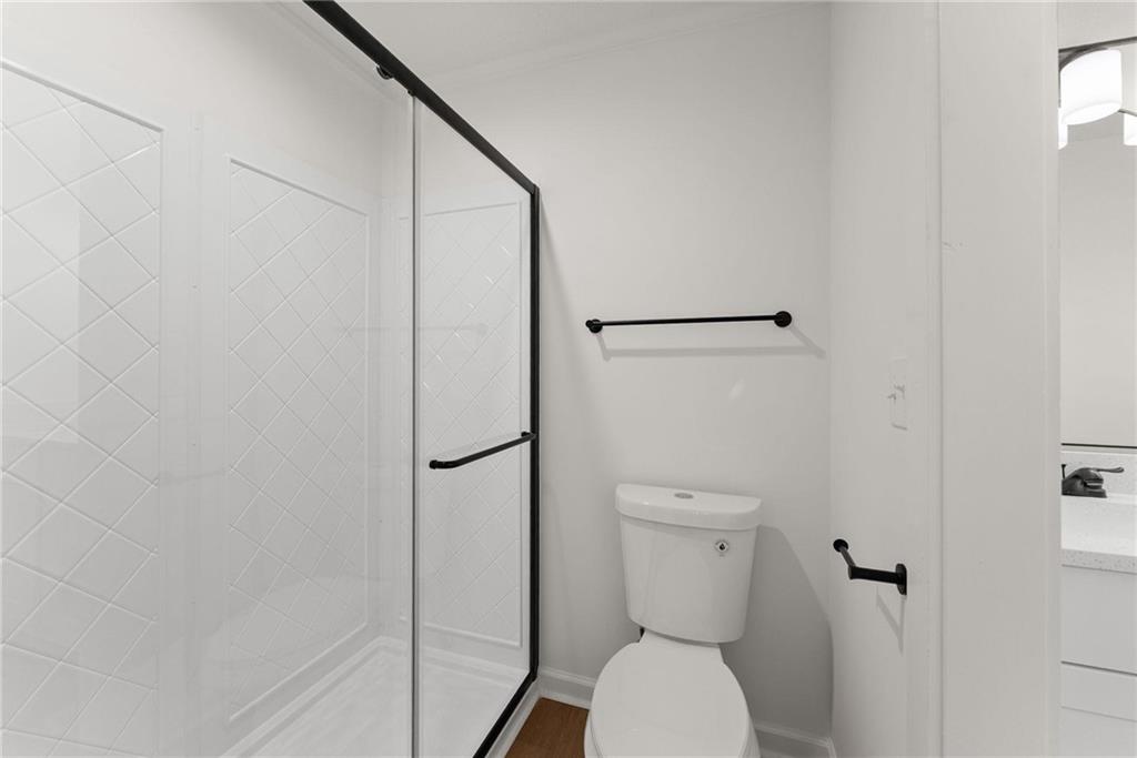 225 Northview Drive Commerce, GA 30529 - Photo 19 of 39 a bathroom with a toilet and a shower
