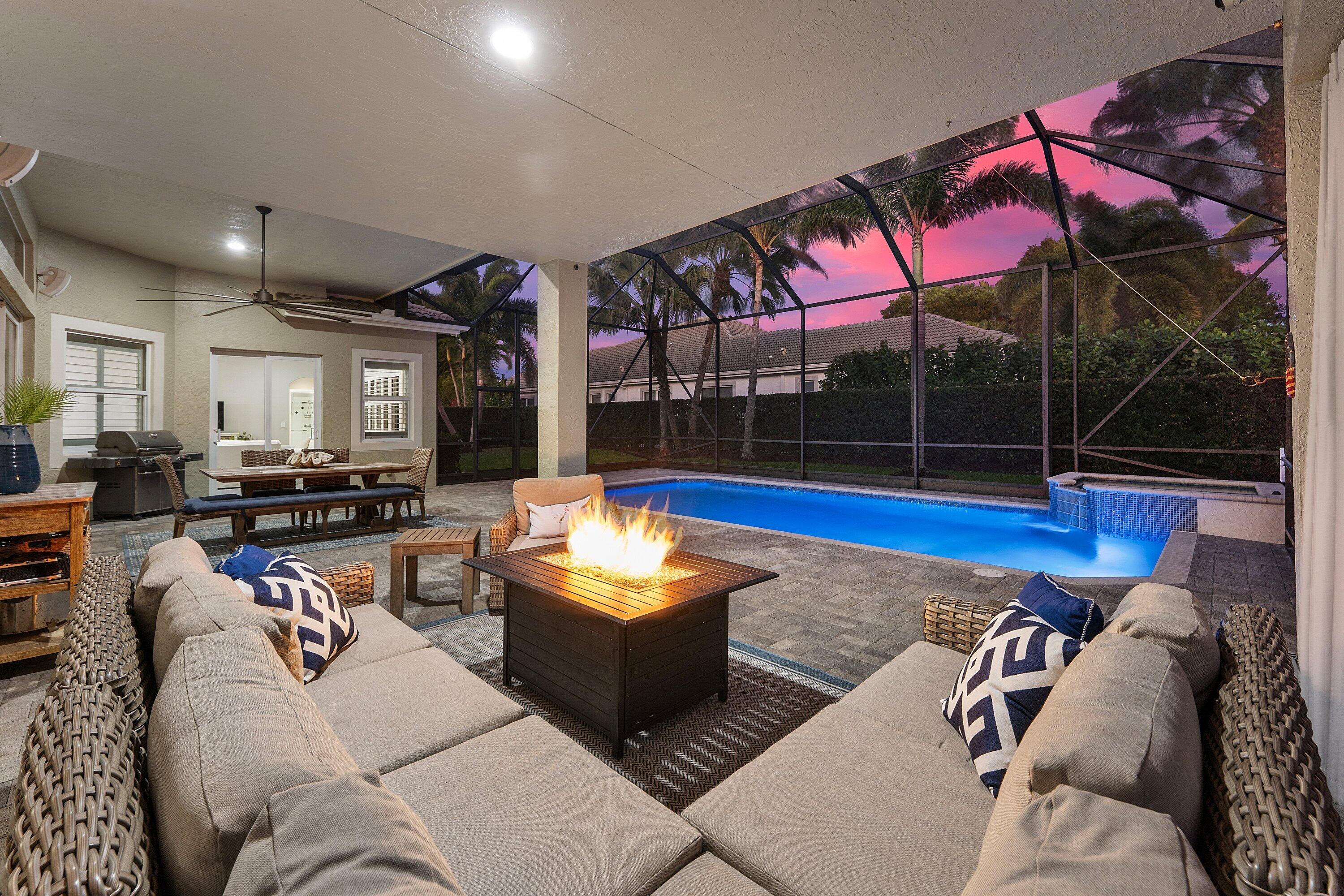 138 Mystic Lane Jupiter, FL 33458 - Photo 55 of 56 LANAI / SCREENED POOL