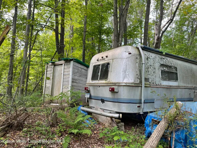 a view of a back yard of the house