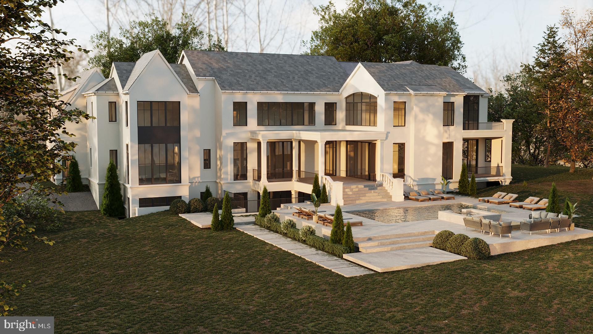 8111 Georgetown Pike McLean, VA 22102 - Photo 2 of 49 a view of a patio with couches table and chairs and potted plants