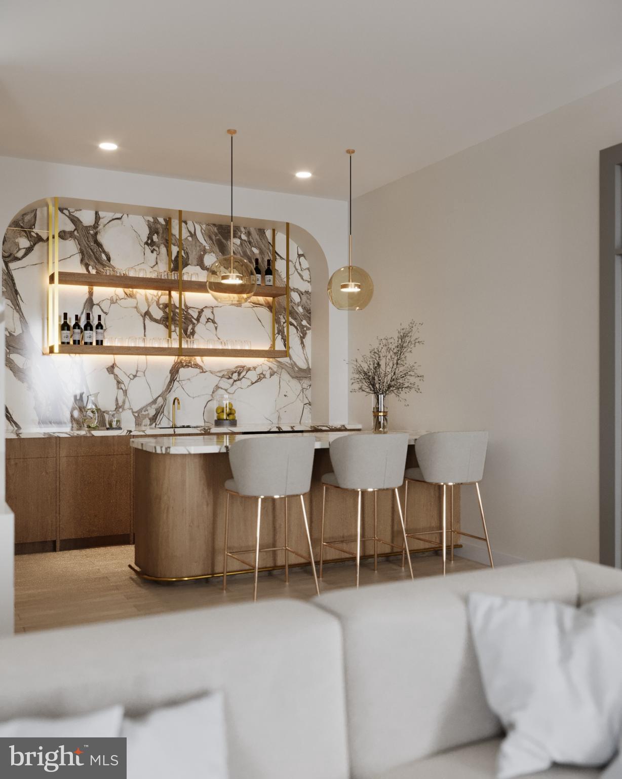 8111 Georgetown Pike McLean, VA 22102 - Photo 27 of 49 a room with a table chairs and a painting