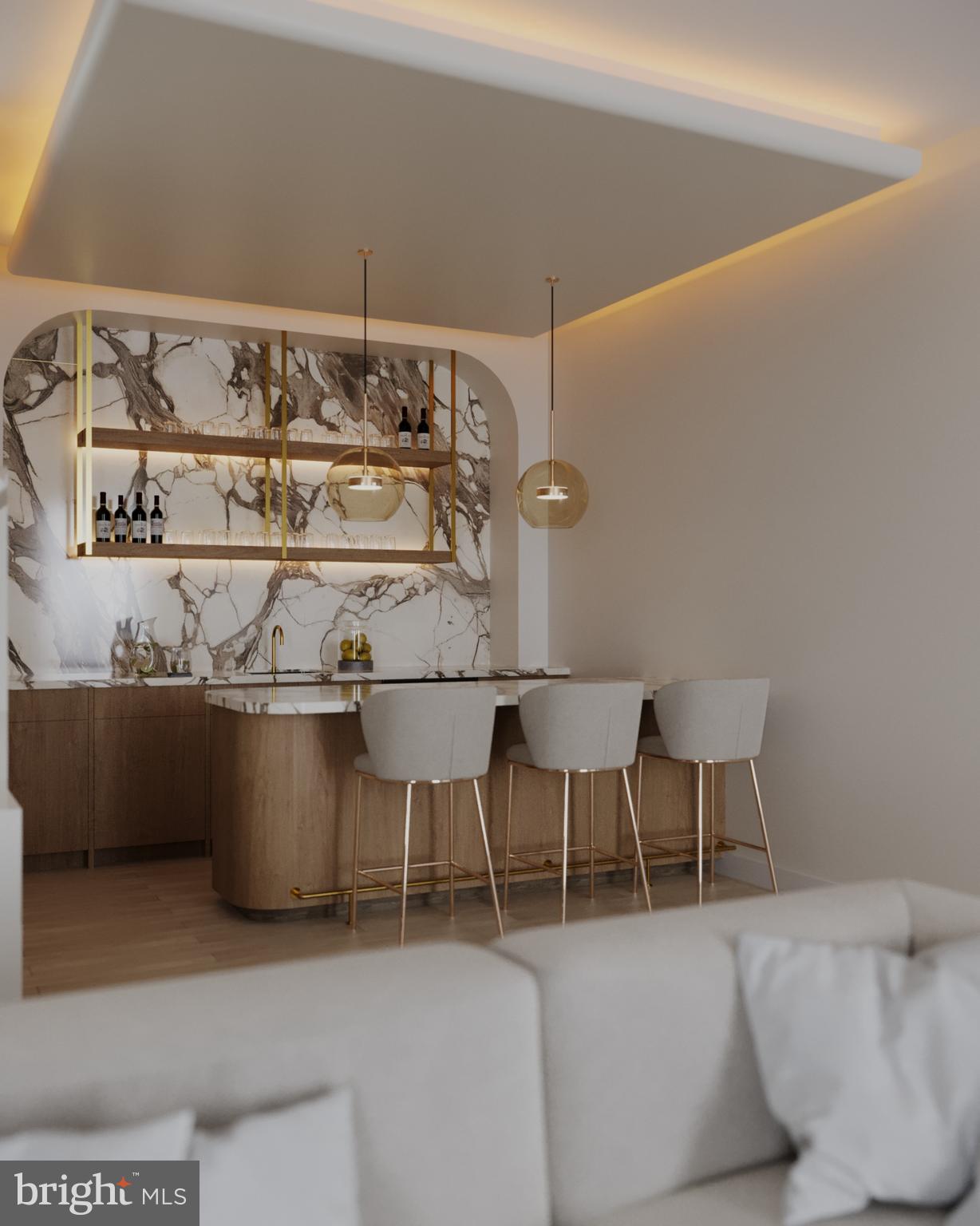 8111 Georgetown Pike McLean, VA 22102 - Photo 27 of 49 a bathroom with a sink and a mirror