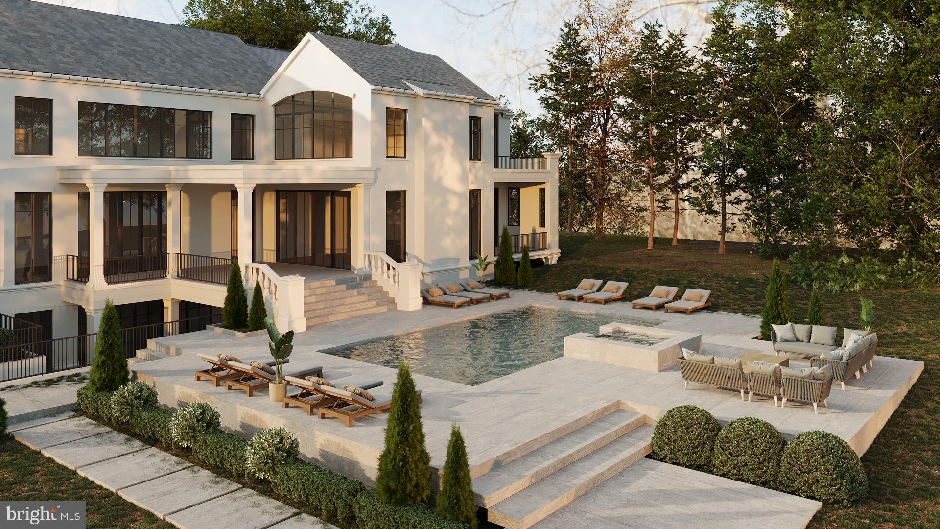 8111 Georgetown Pike McLean, VA 22102 - Photo 3 of 49 a front view of a house with garden