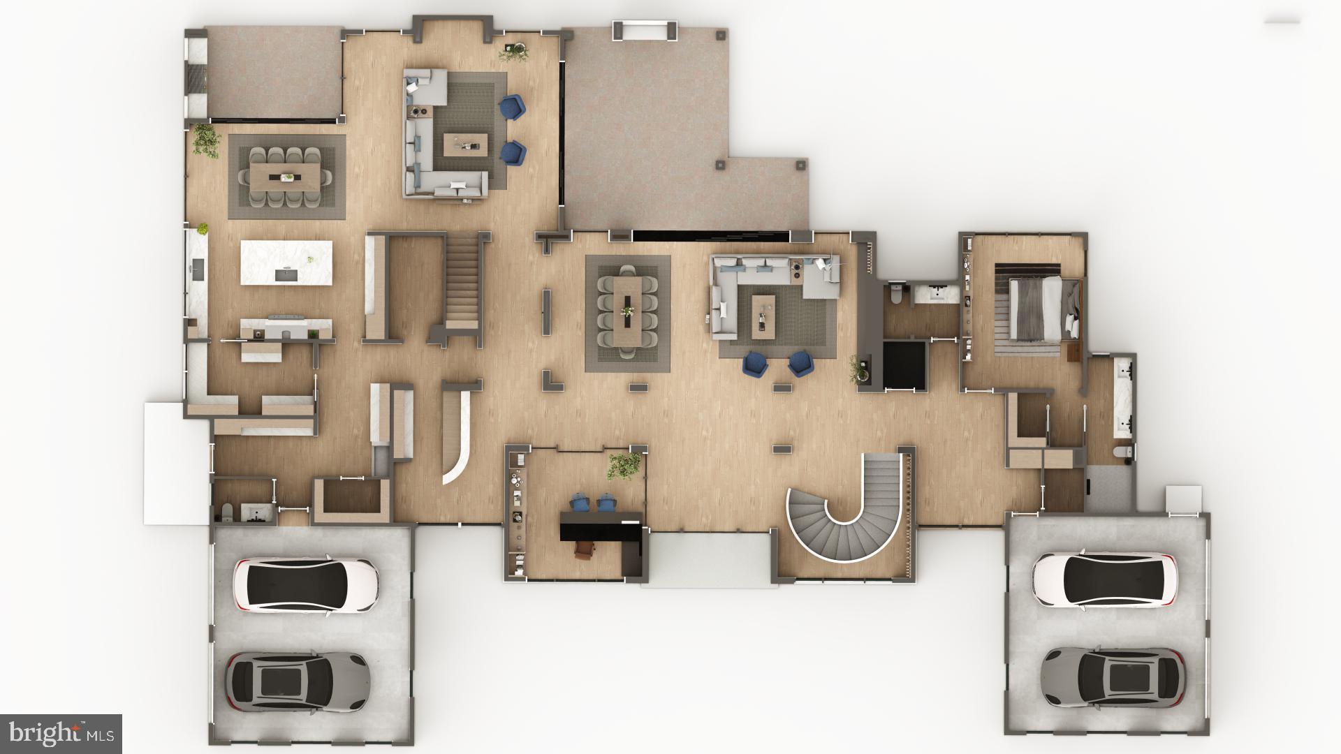 8111 Georgetown Pike McLean, VA 22102 - Photo 42 of 49 a view of living room with furniture and cabinets