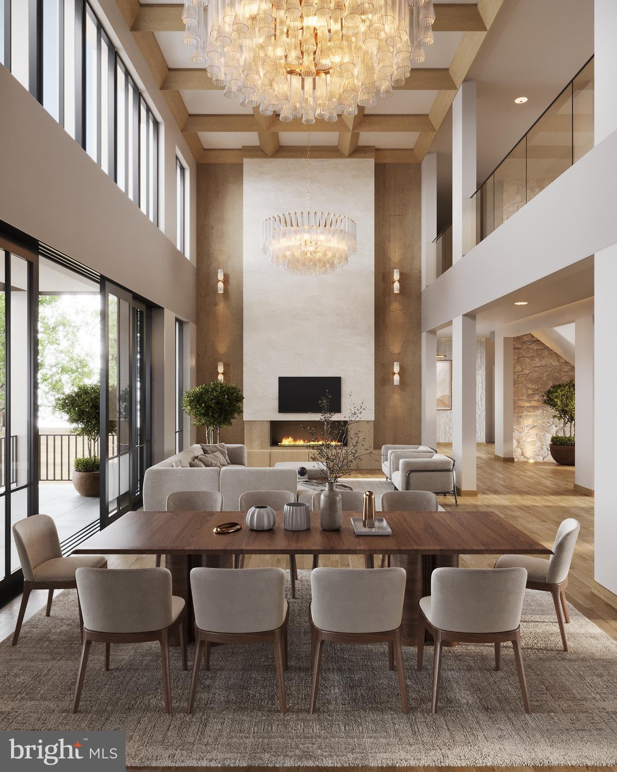 8111 Georgetown Pike McLean, VA 22102 - Photo 6 of 49 a view of a dining room with furniture window and outside view