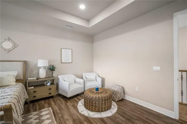 a bathroom with a sink double vanity and a mirror