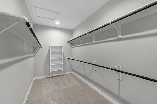 an empty room with a natural light