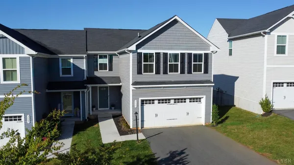 front view of house with a yard