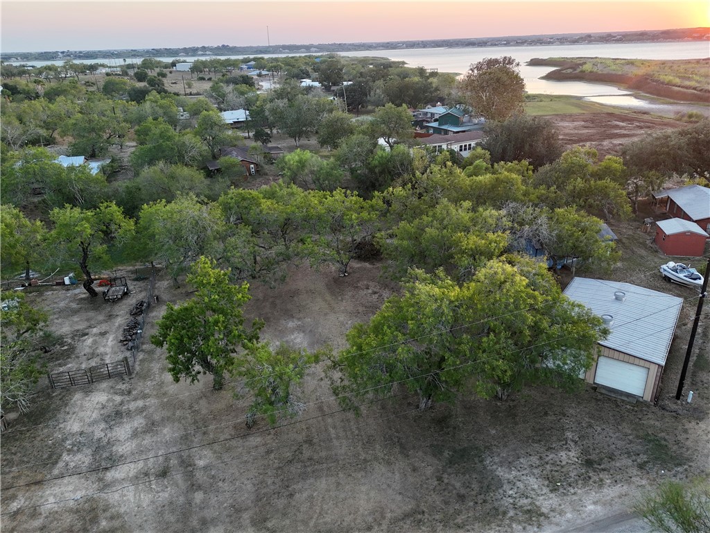 0 Laurie Lane Mathis, TX 78368 - Photo 7 of 16 a view of a lake with a mountain in the background