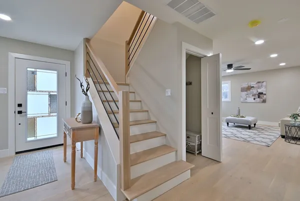 a view of entryway and hall