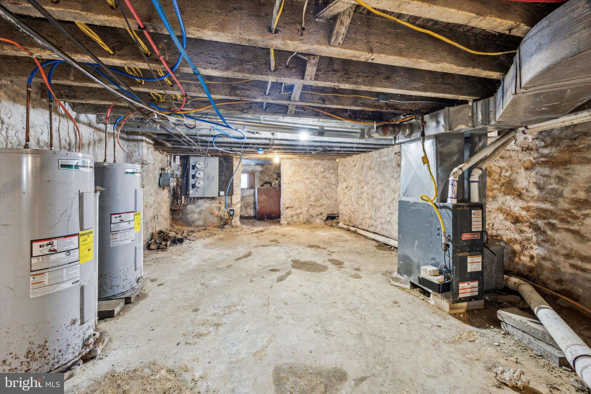 5739 Springfield Avenue Philadelphia, PA 19143 - Photo 15 of 16 Full Unfinished Basement - Separate Meters