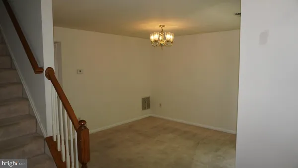 a view of a livingroom with a window