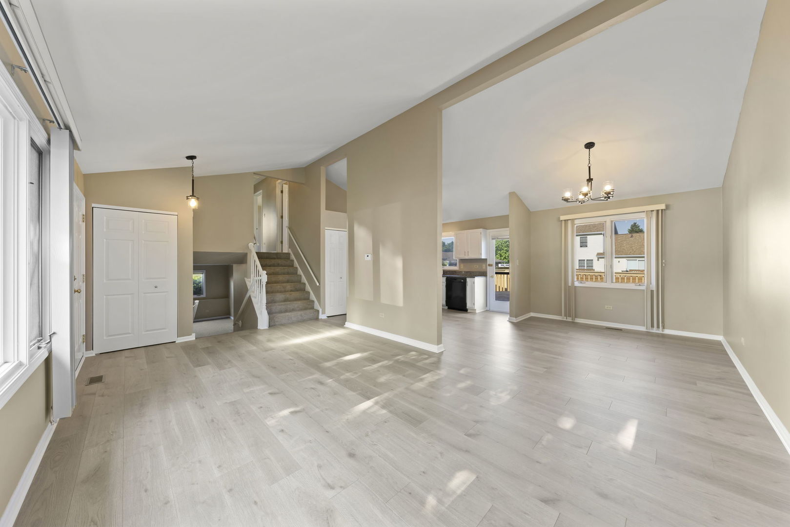 1925 William Drive Crest Hill, IL 60403 - Photo 3 of 32 a view of an empty room with a fireplace