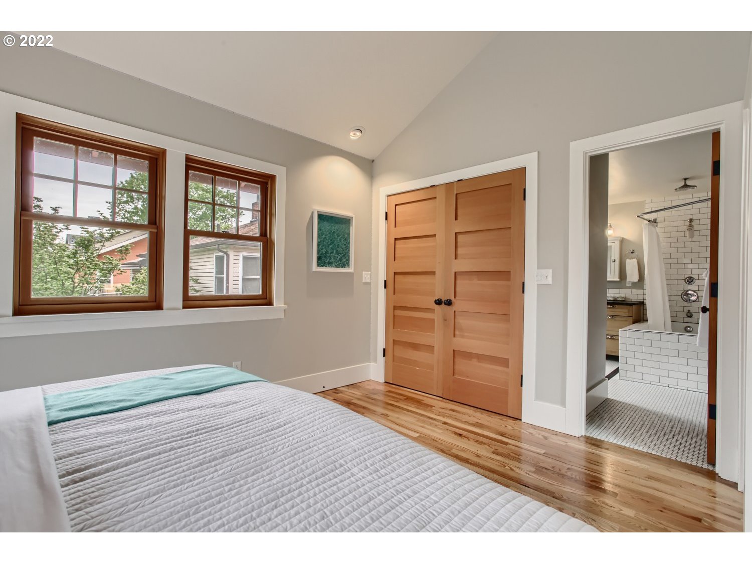 4347 Northeast Sumner Street Portland, OR 97218 - Photo 11 of 25 wooden floor and window in a room