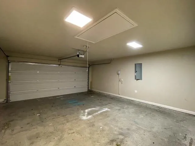 an empty room with a empty space