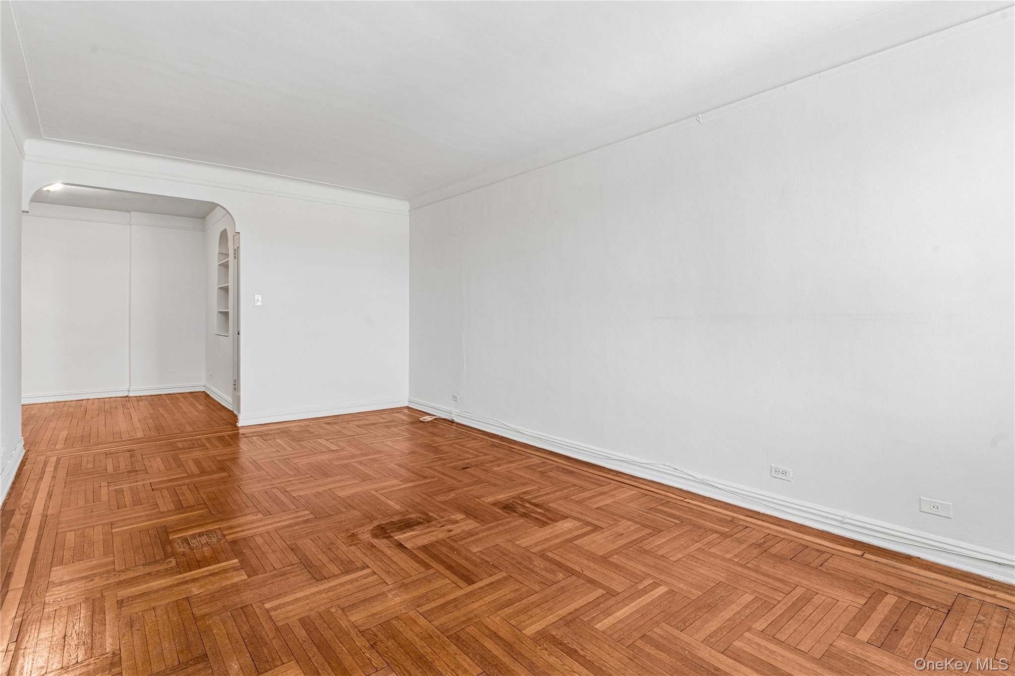 111-39 76th Road, Unit D8 Queens, NY 11375 - Photo 7 of 16 Parquet floors with mahogany trip