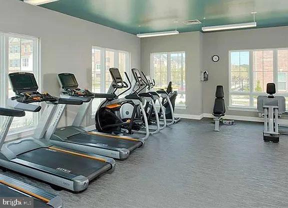 7014 Foxton Way Hanover, MD 21076 - Photo 25 of 29 Modern fitness center with ample equipment.