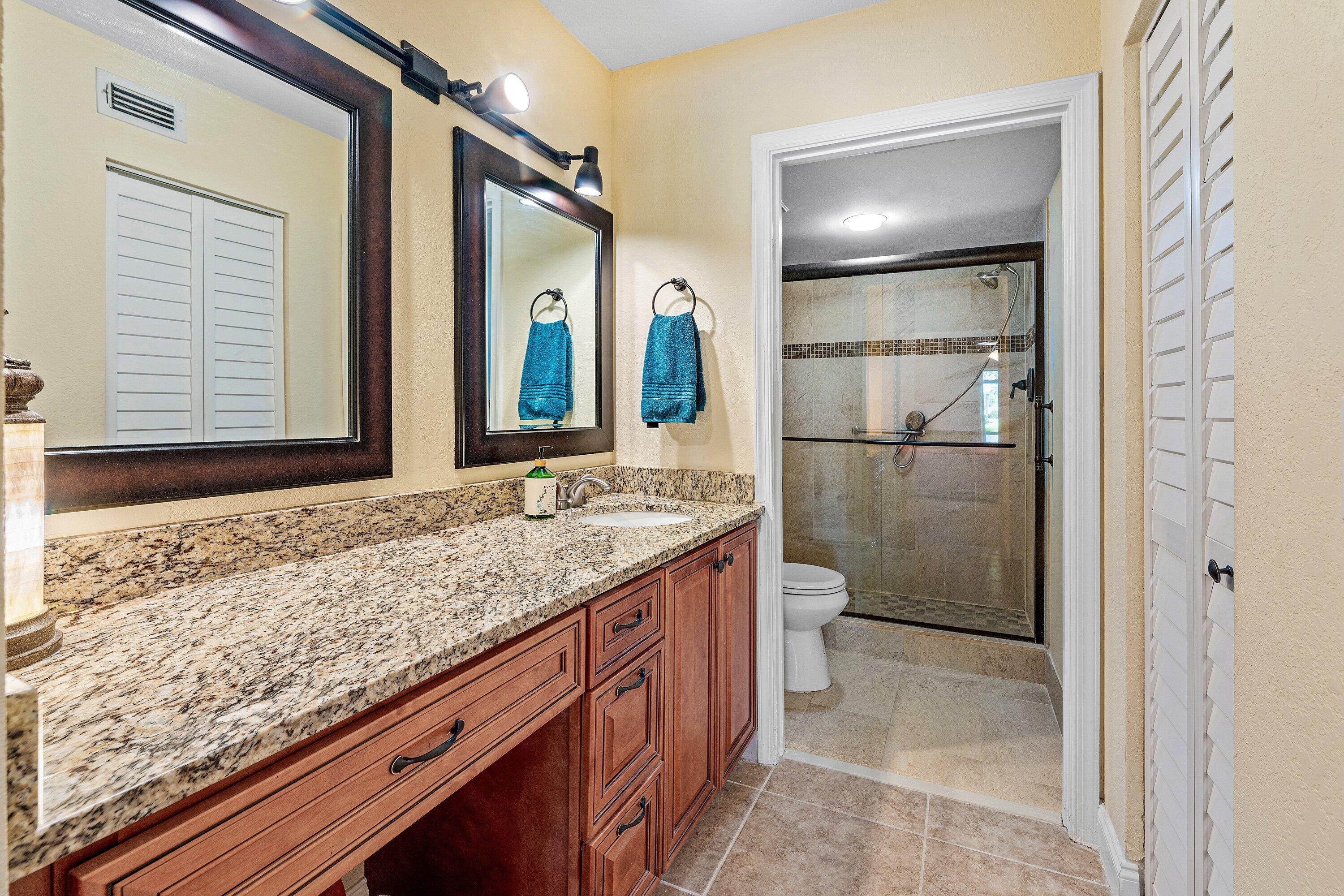 1111 Keystone Drive, Unit B Jupiter, FL 33458 - Photo 20 of 42 Beautifully Updated Master Bathroom!