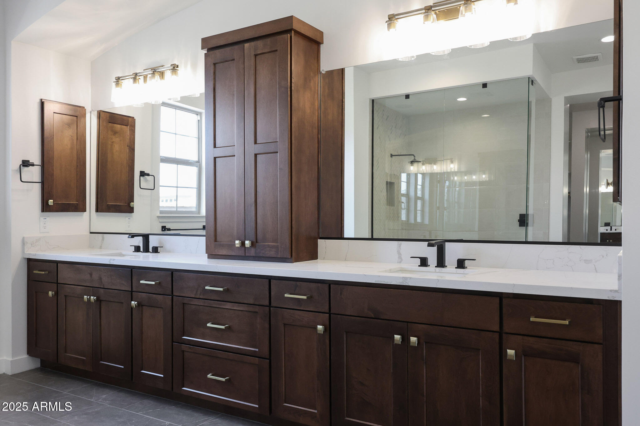 20775 West Rattler Road Buckeye, AZ 85396 - Photo 37 of 90 a bathroom with a double vanity sink mirror and double