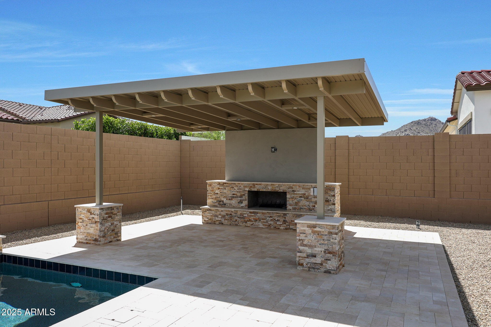 20775 West Rattler Road Buckeye, AZ 85396 - Photo 69 of 90 PERGOLA/GAS FIREPLACE/MEDIA WALL
